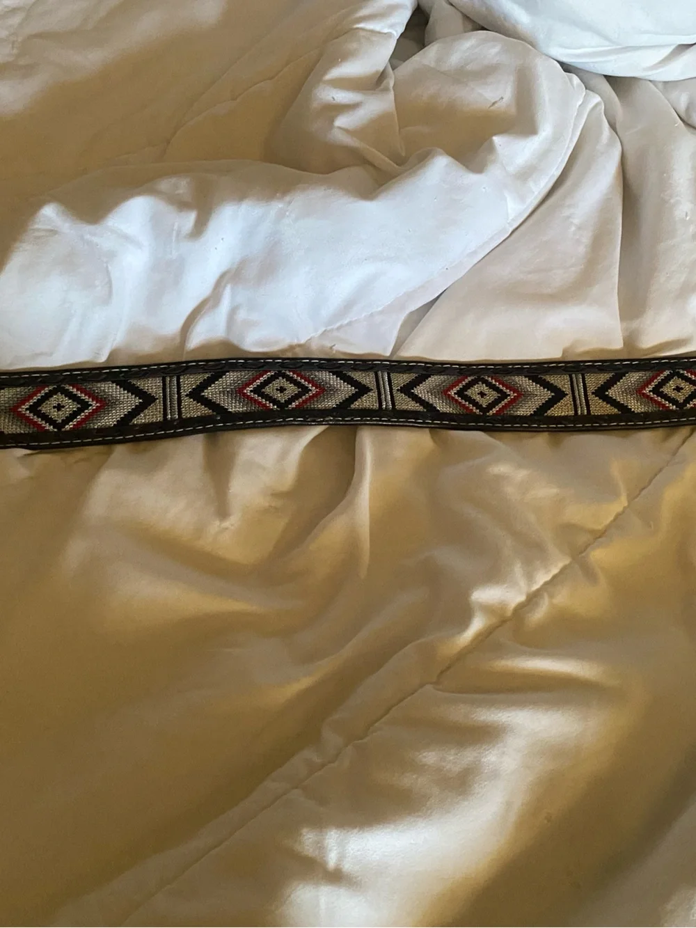 Nocona Black Leather Belt with Embossed Logo